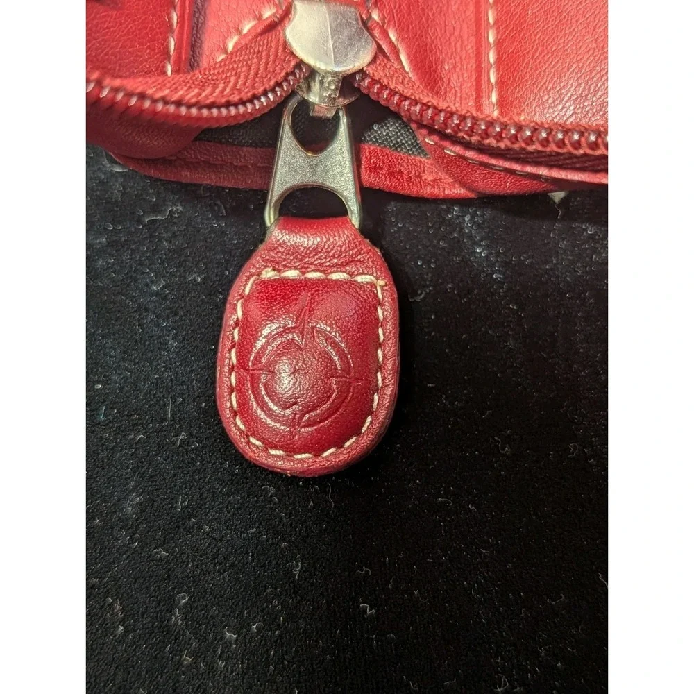 FranklinCovey‎ Red Napa Leather Affinity Universal PDA Case Wallet
